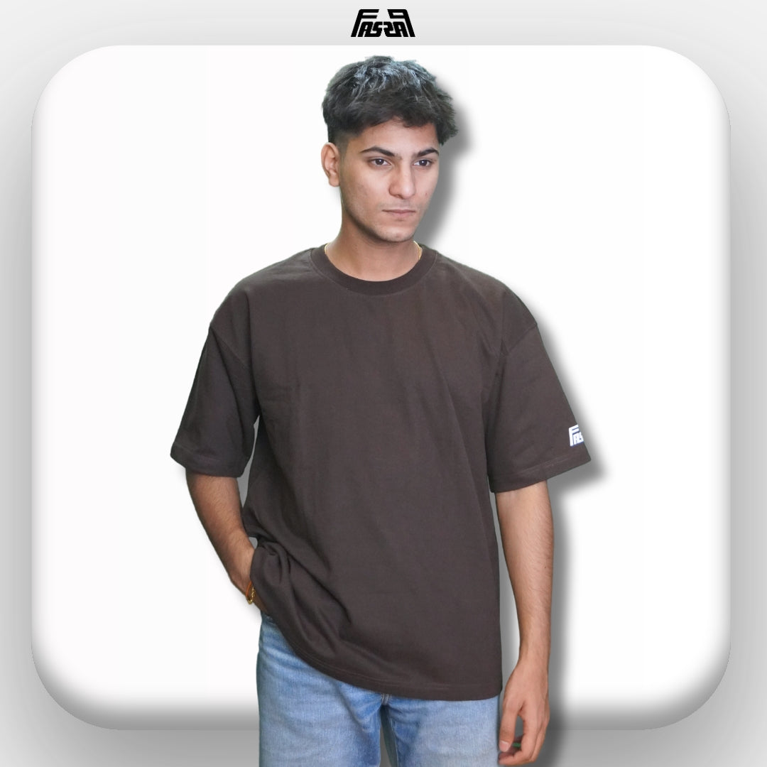 Chocolate Brown Heavyweight Tee