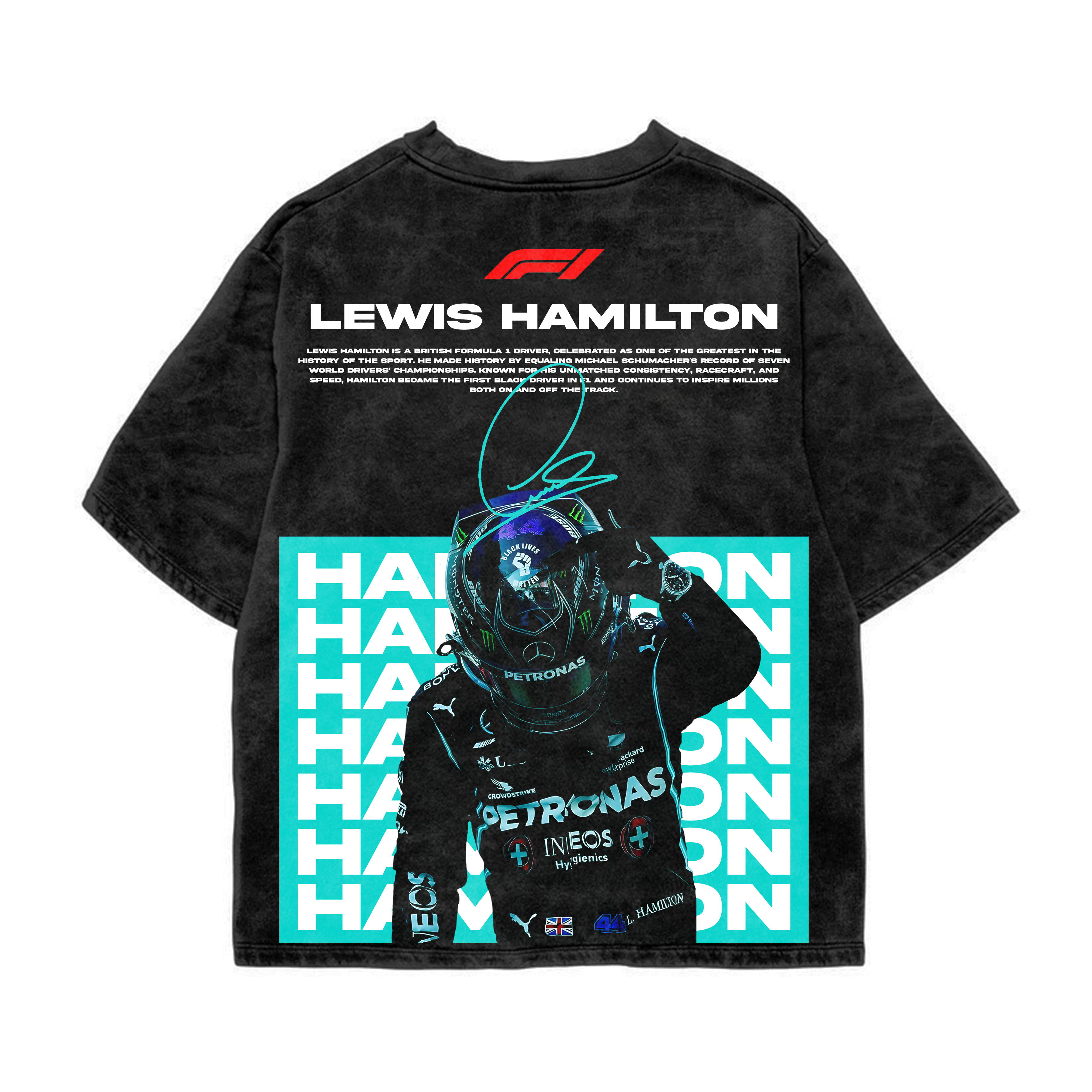 Gridicon Acid Wash Oversized Tee