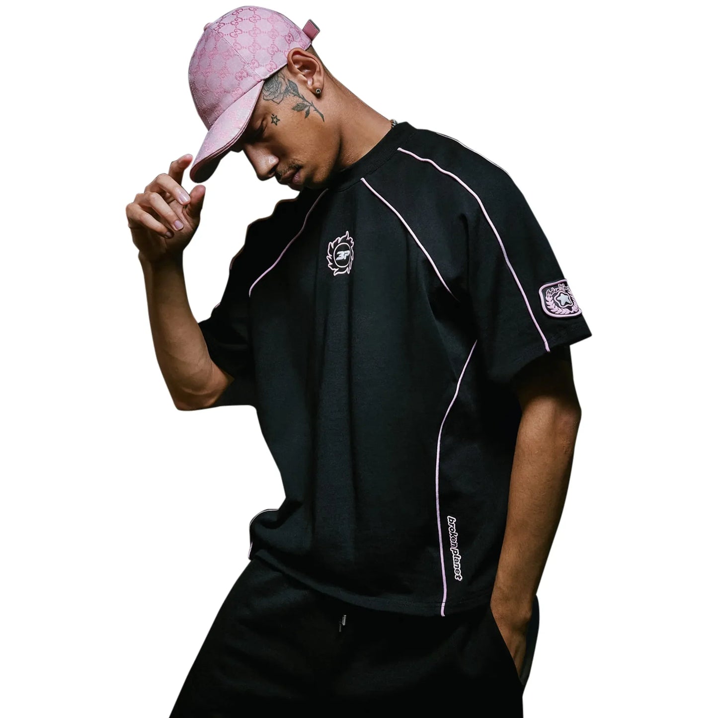 Pinkline Circuit Oversized Tee