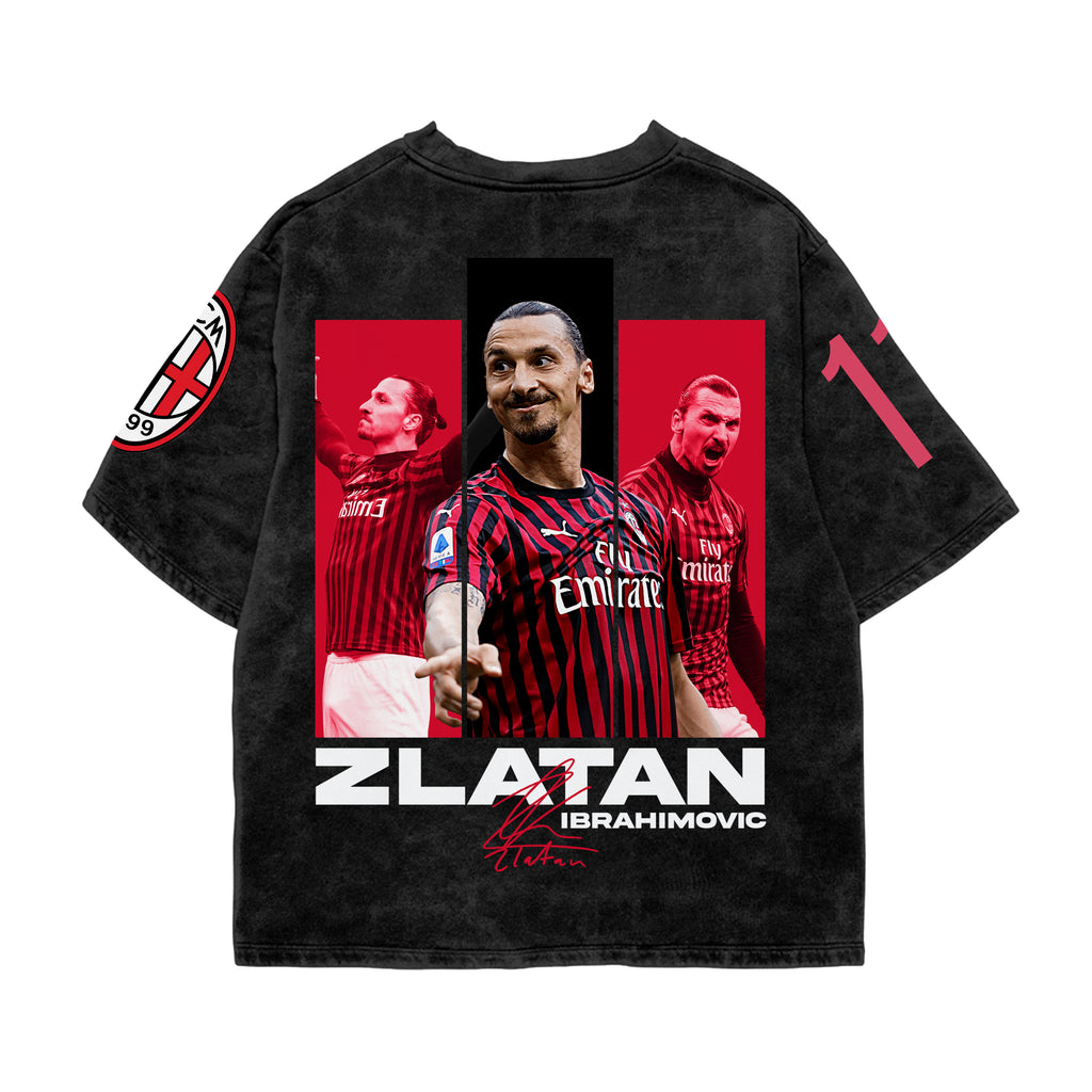 Milan 11 Legacy Acid Wash Oversized Tee