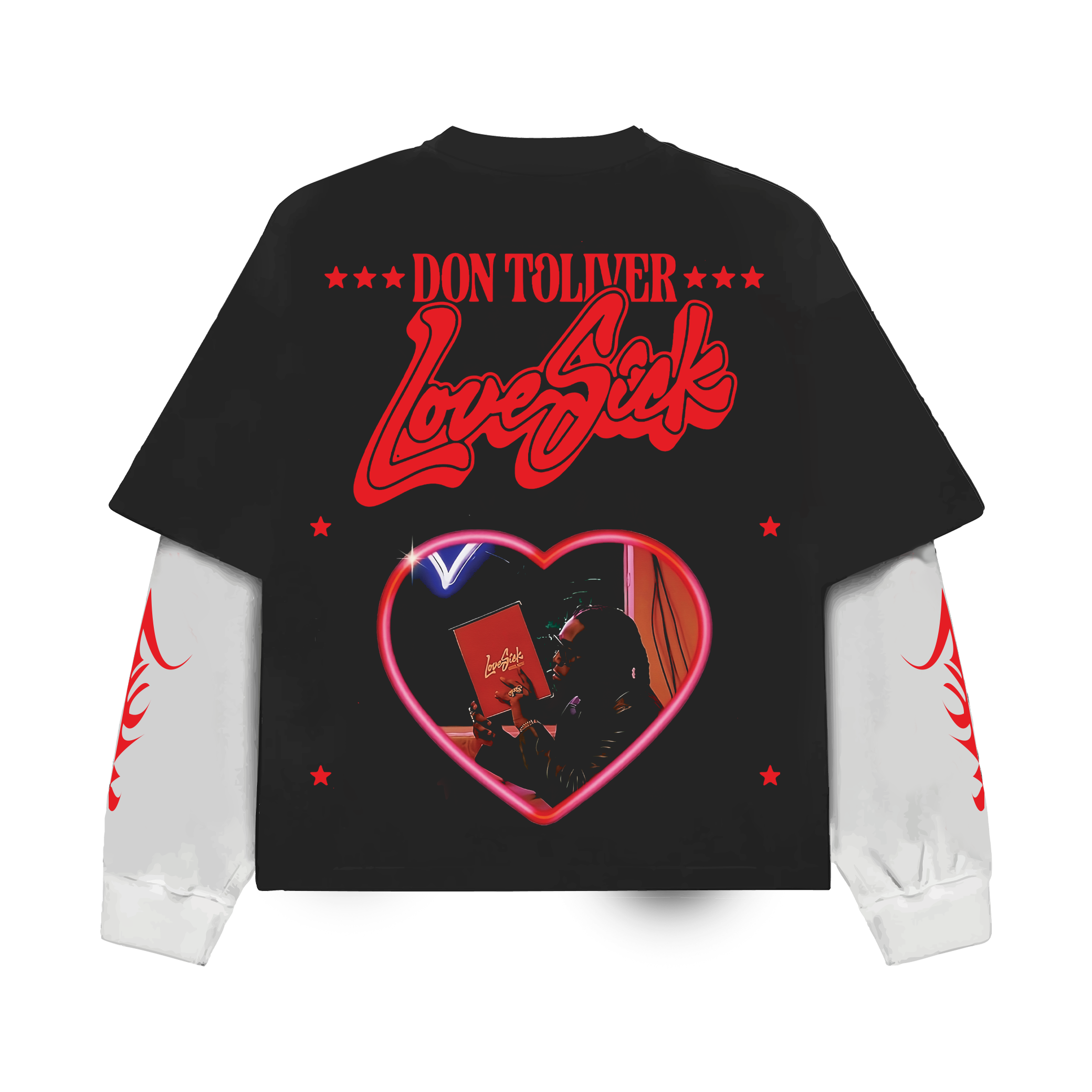 Love Sick Oversized Long Sleeve Tee