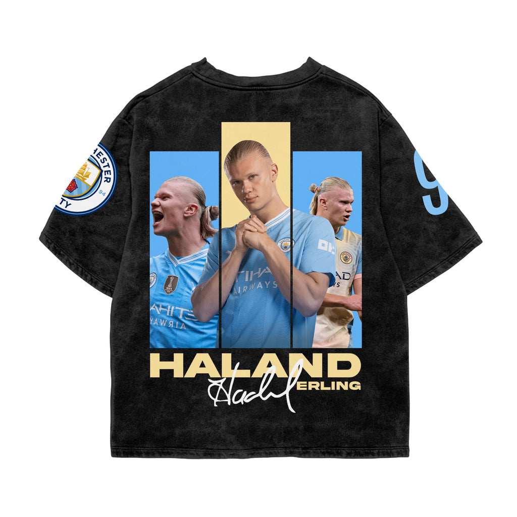 9 Icon Acid Wash Oversized Tee