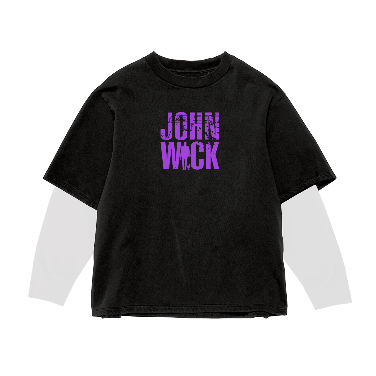 John Wick Full Sleeve Oversized Tee