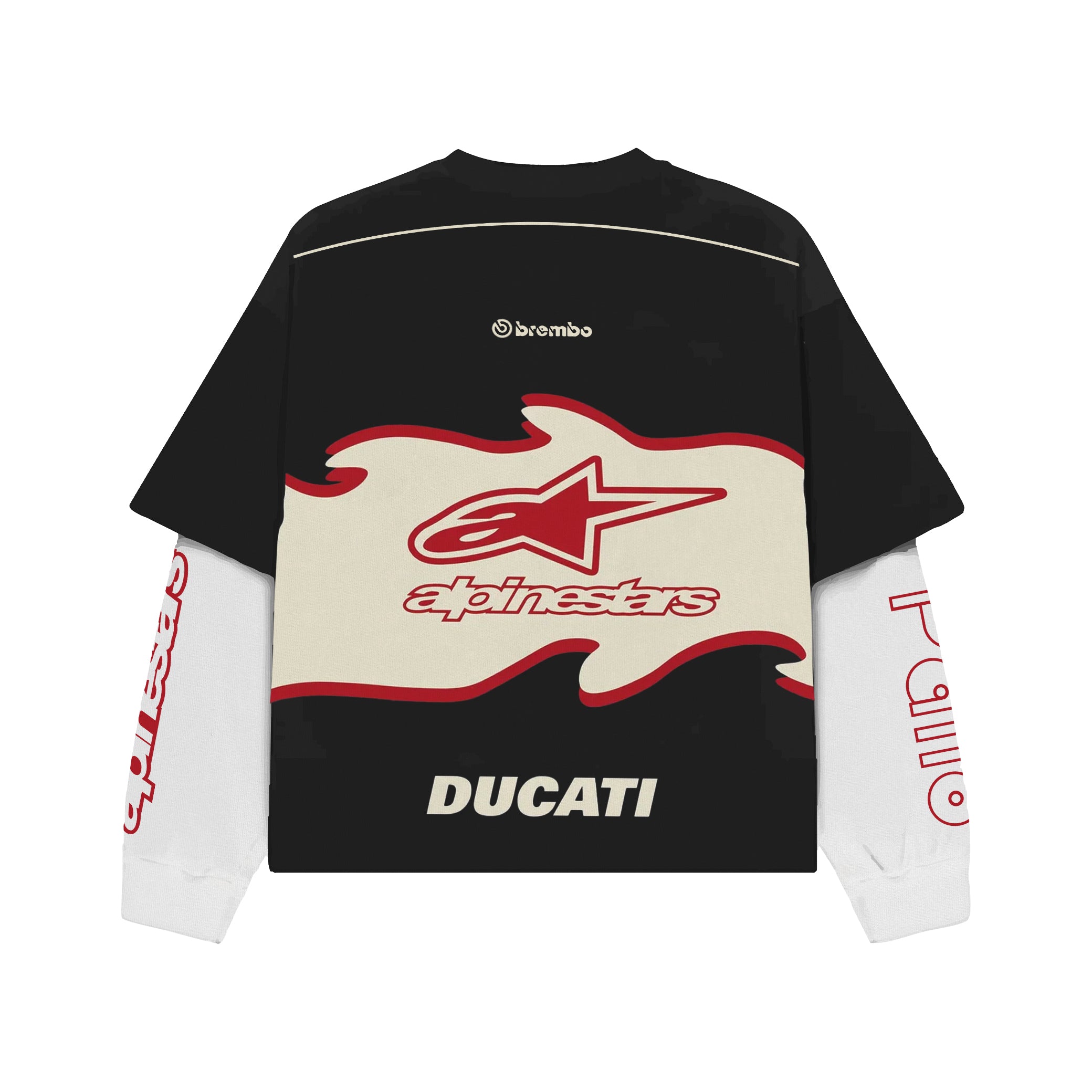 Ducati Oversized Full Sleeve Tee