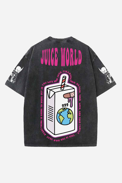 Juice World Designed Oversized T-shirt