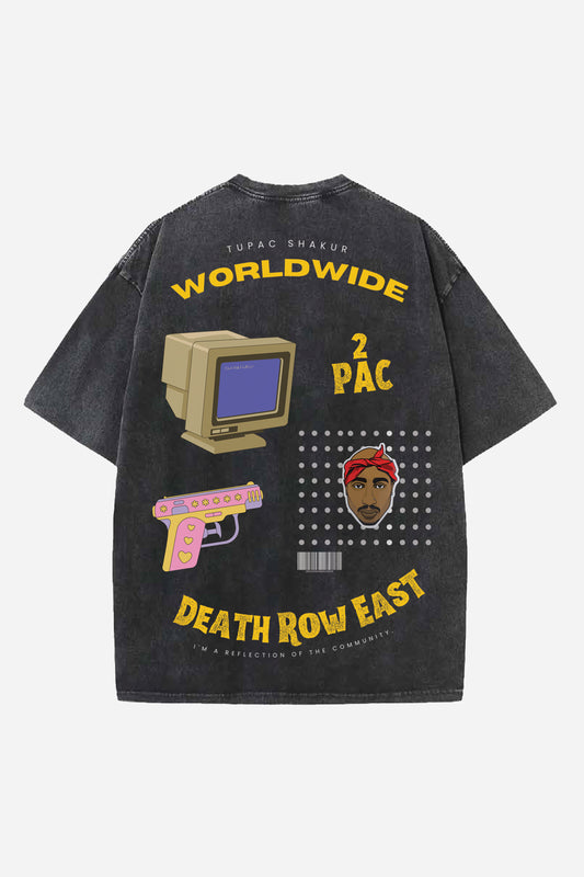 Tupac Designed Oversized T-shirt