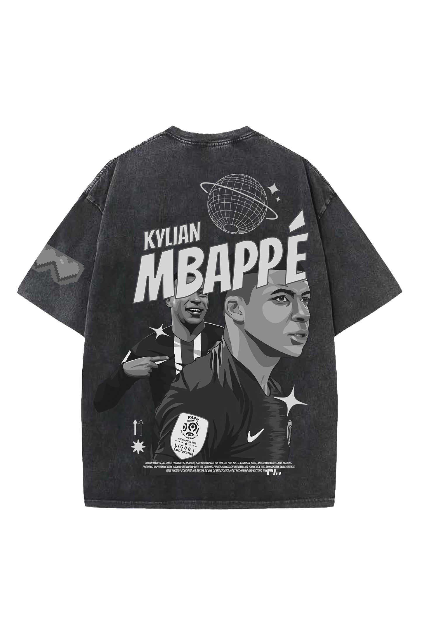 Kylian Mbappe Designed Oversized T-shirt