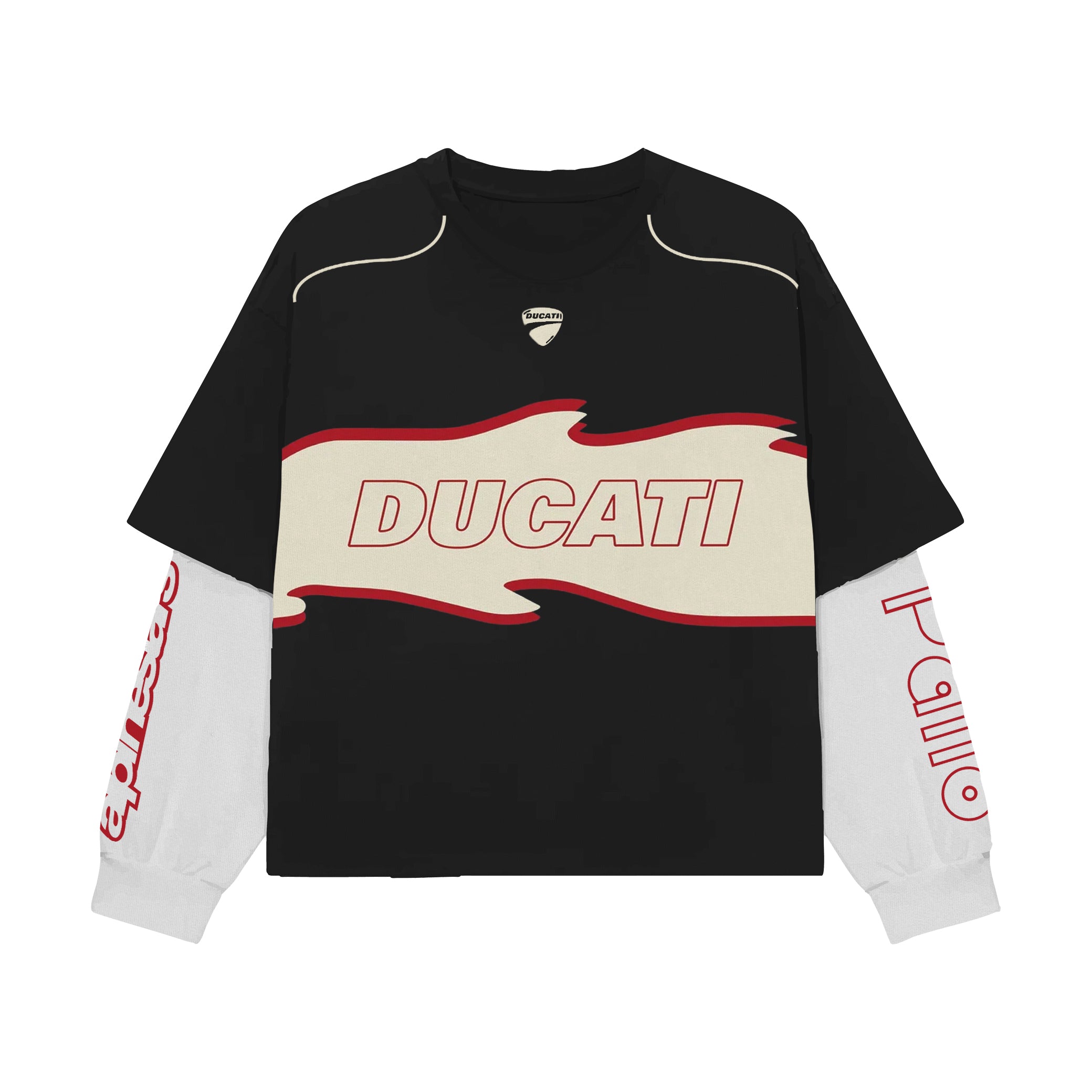 Ducati Oversized Full Sleeve Tee