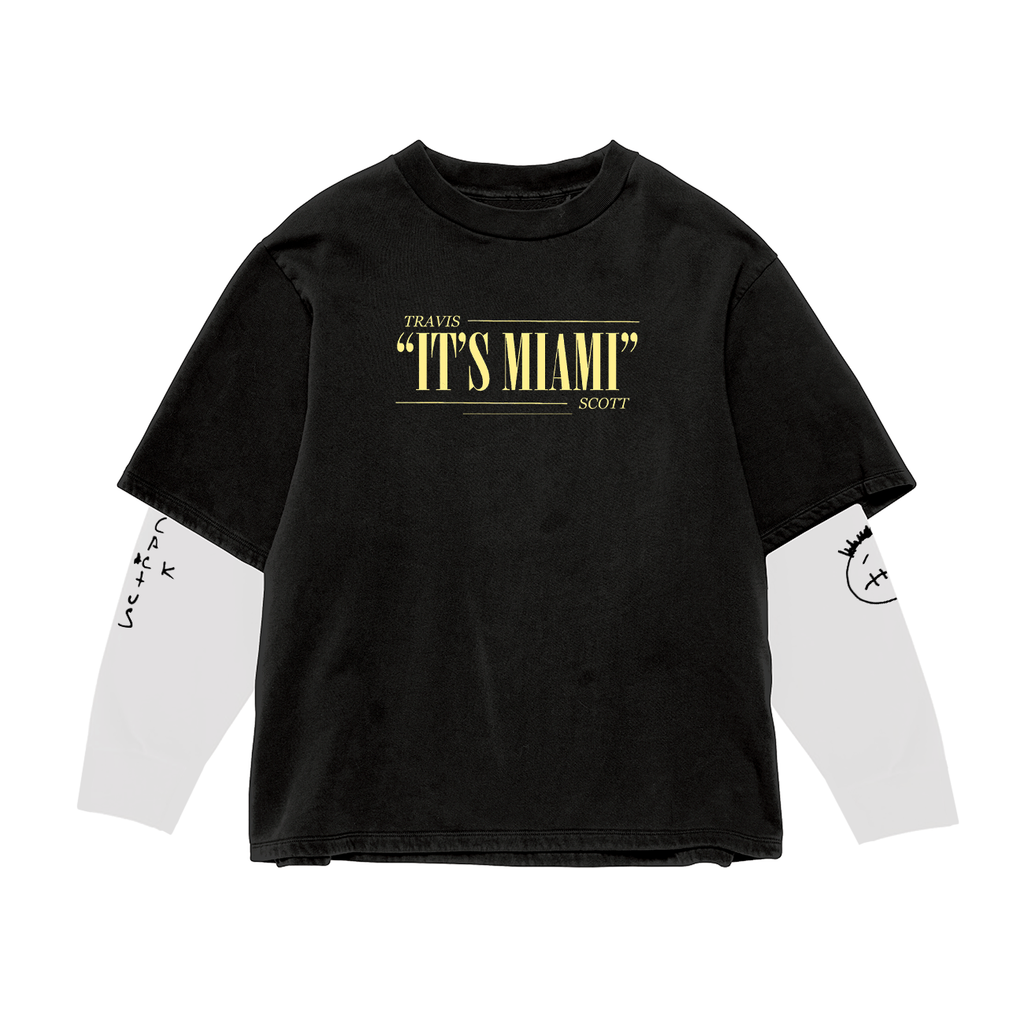 Miami Mugshot Full Sleeve Oversized Tee