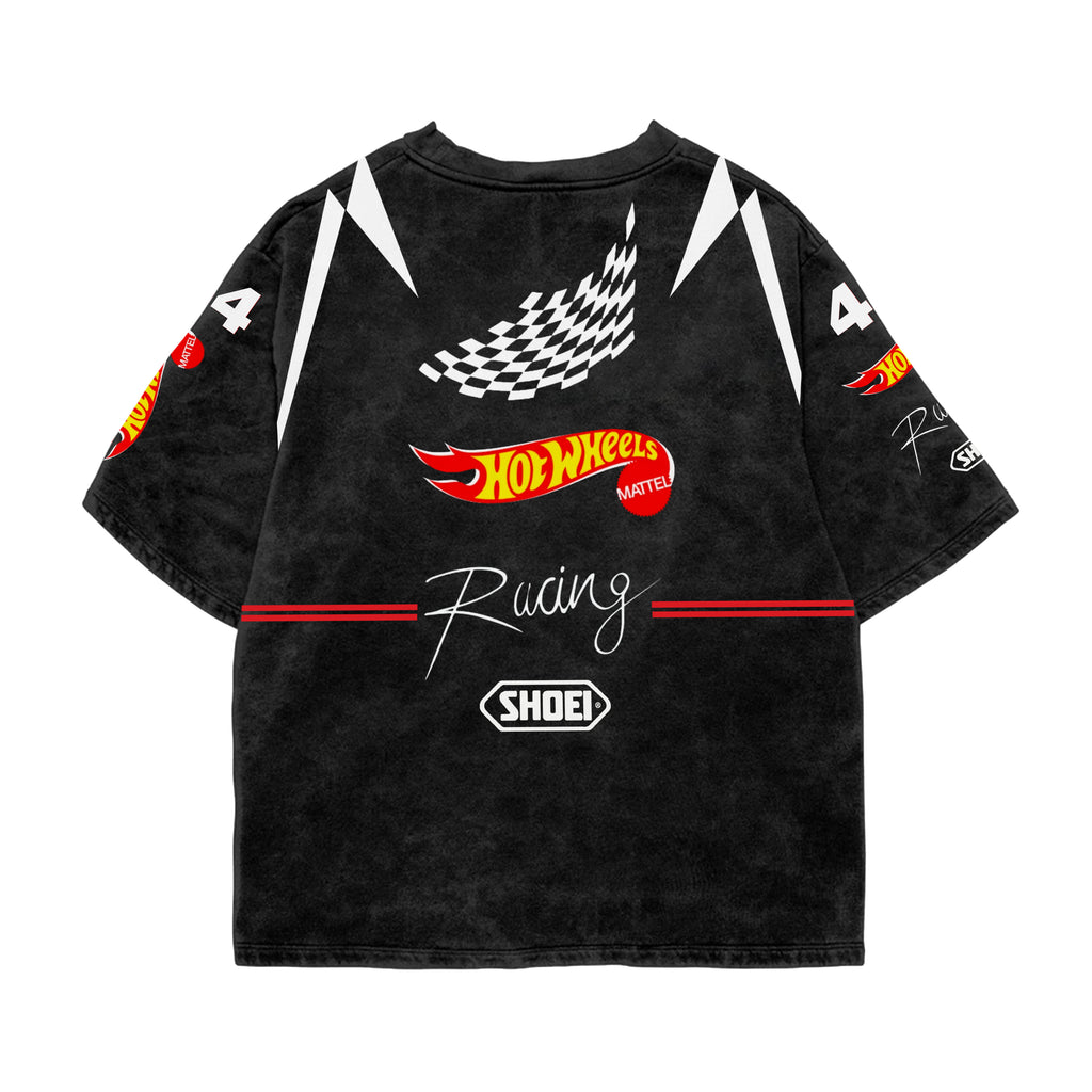 Trackburn 4 Acid Wash Oversized Tee