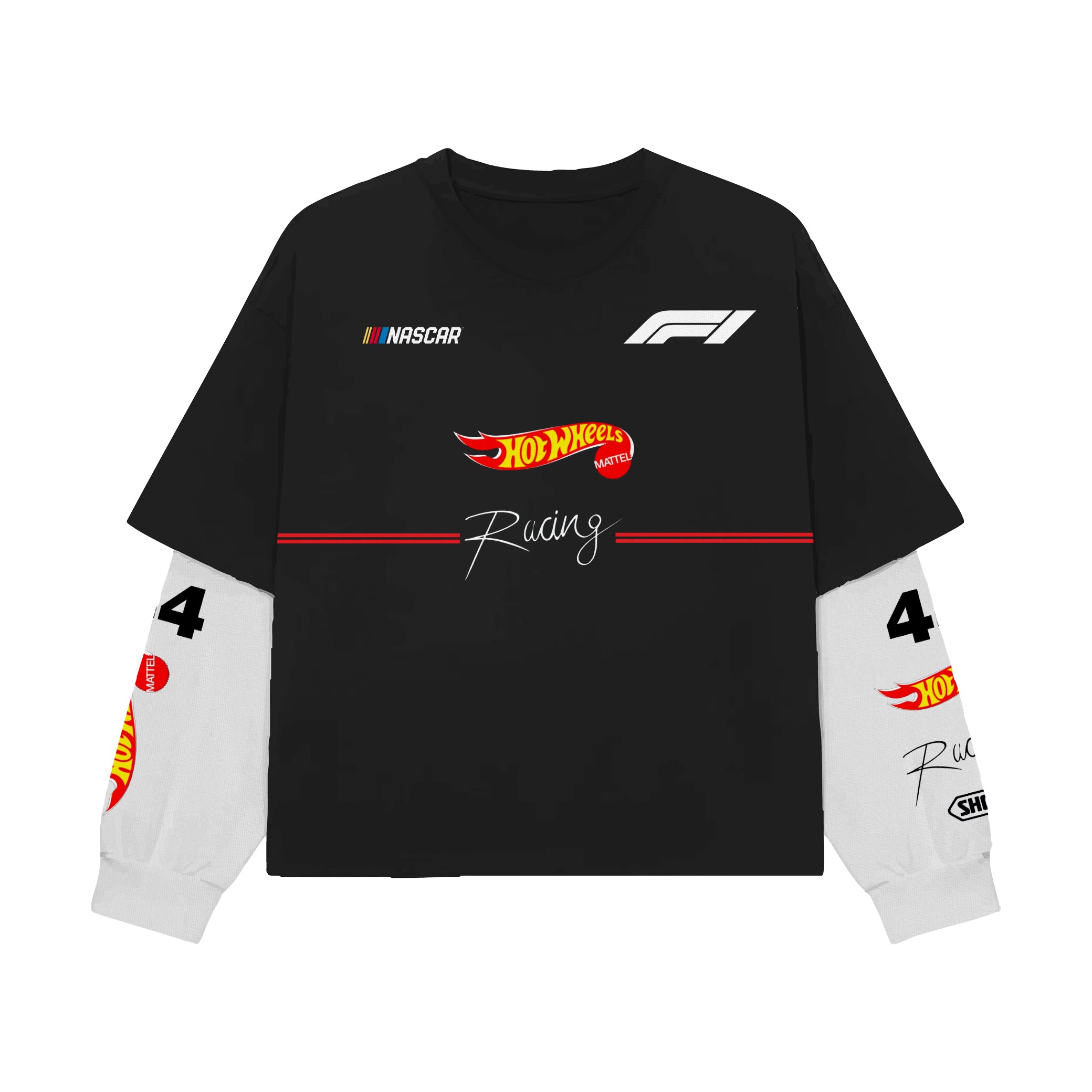 Gridline 4 Oversized Full Sleeve Tee