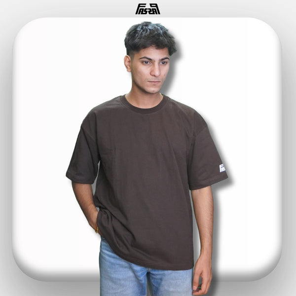 Chocolate Brown Heavyweight Tee