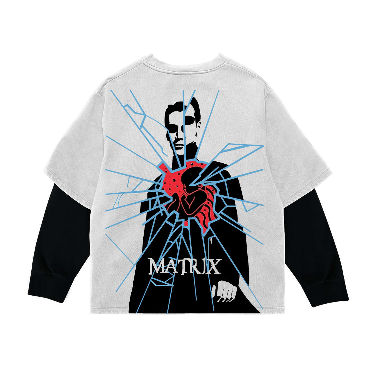 Matrix Full Sleeve Oversized tee