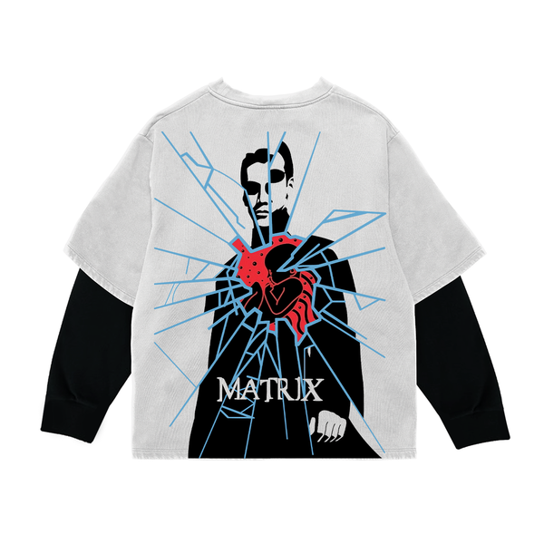 Matrix Full Sleeve Oversized tee