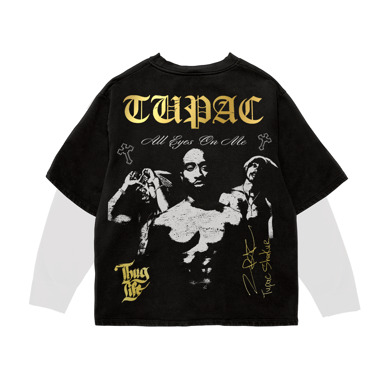 Thug Life Full Sleeve Oversized Tee