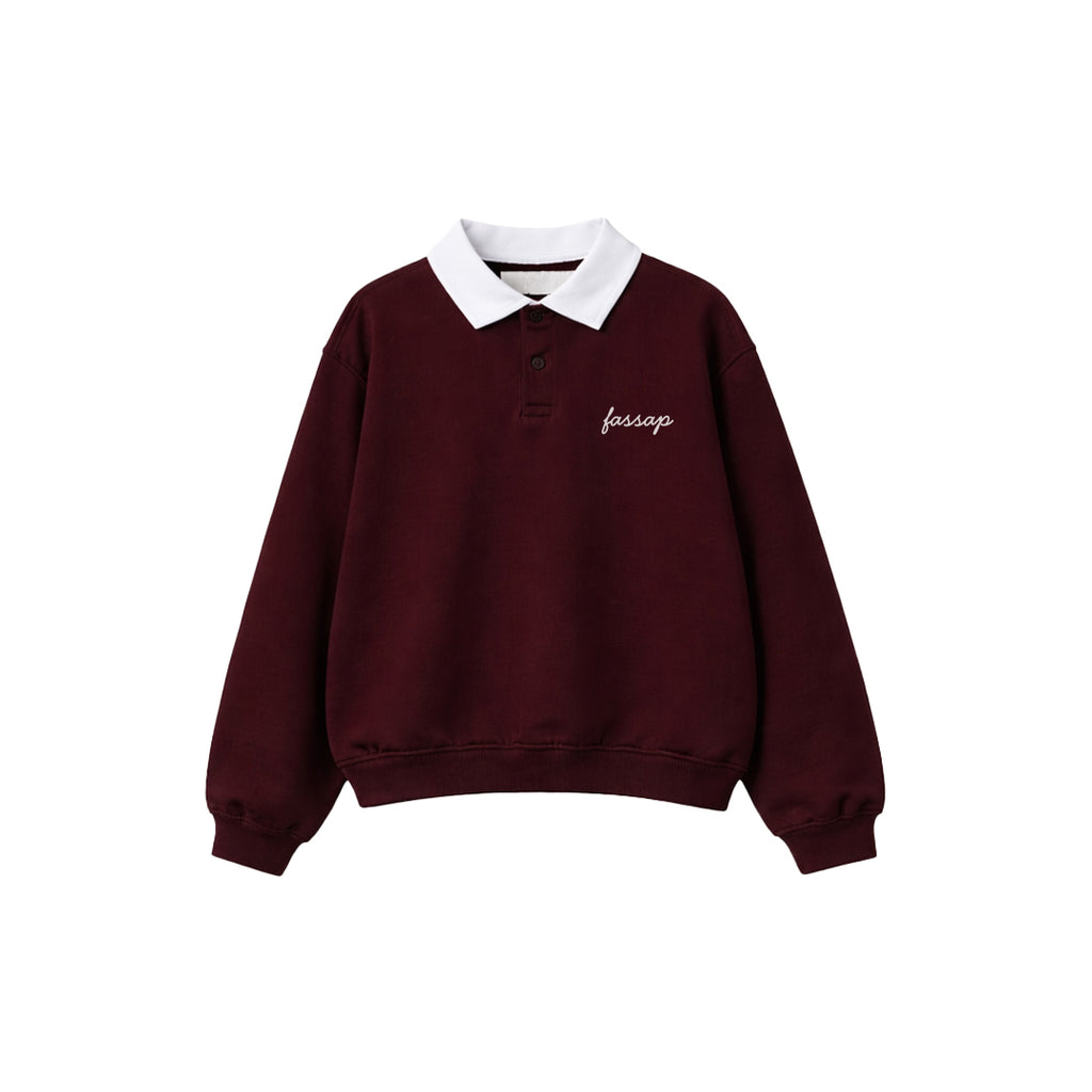 Heritage Maroon Polo Sweatshirt