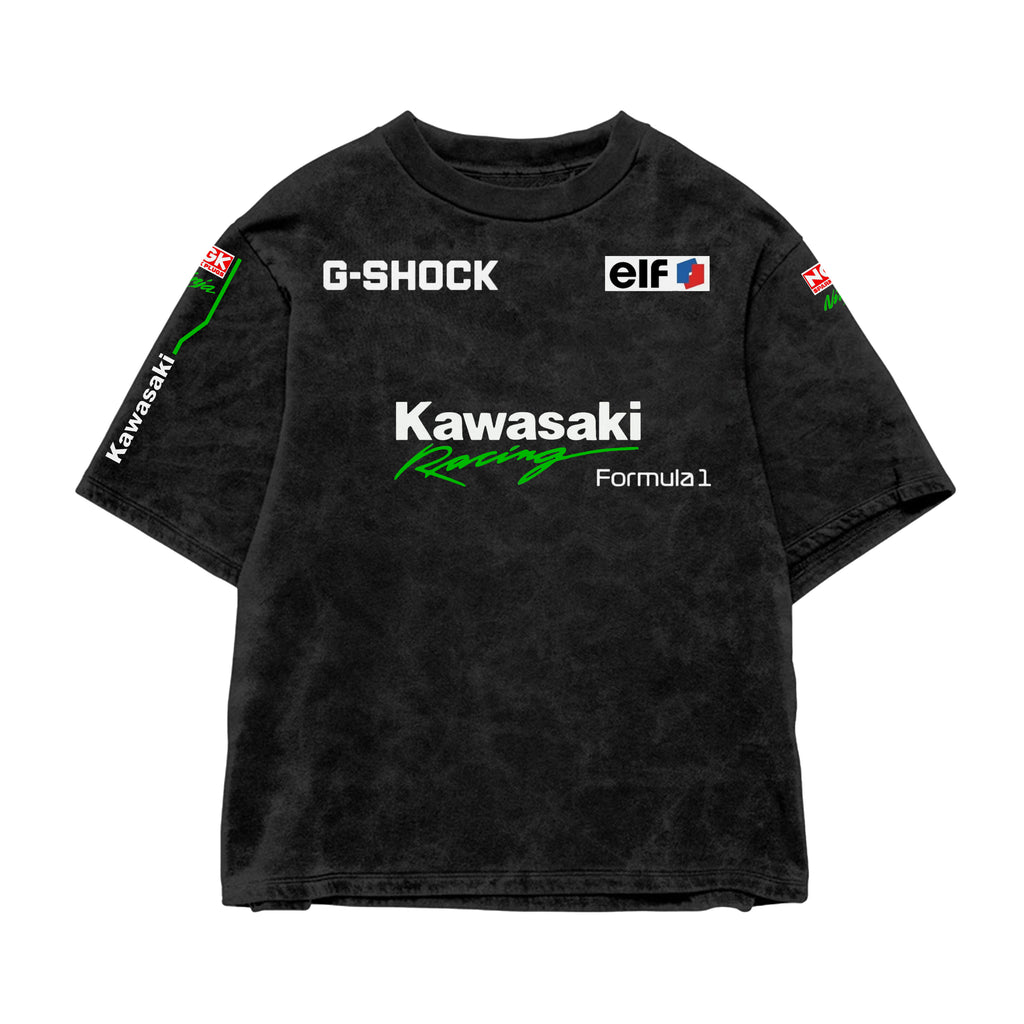 Green Flag Legacy Acid Wash Oversized Tee