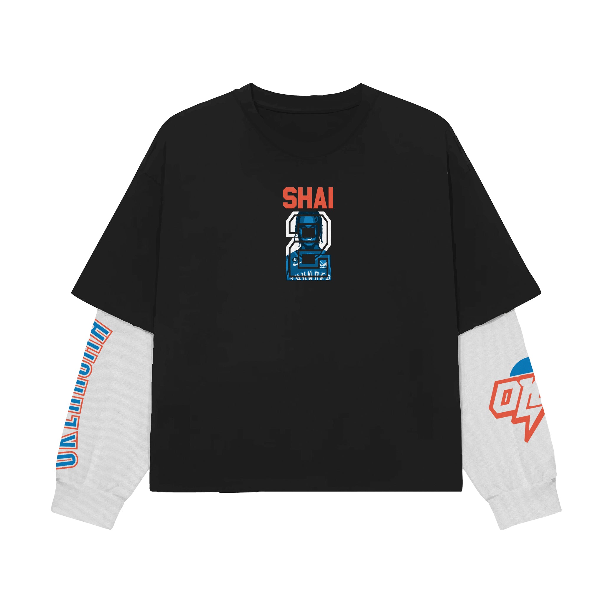 Strike 2 Layered Oversized Full Sleeve Tee