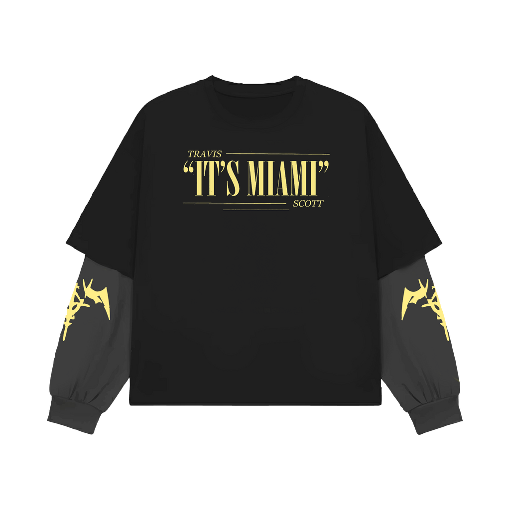 Miami Mugshot Oversized Long Sleeve Tee
