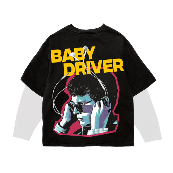 Baby Driver Full Sleeve Oversized Tee