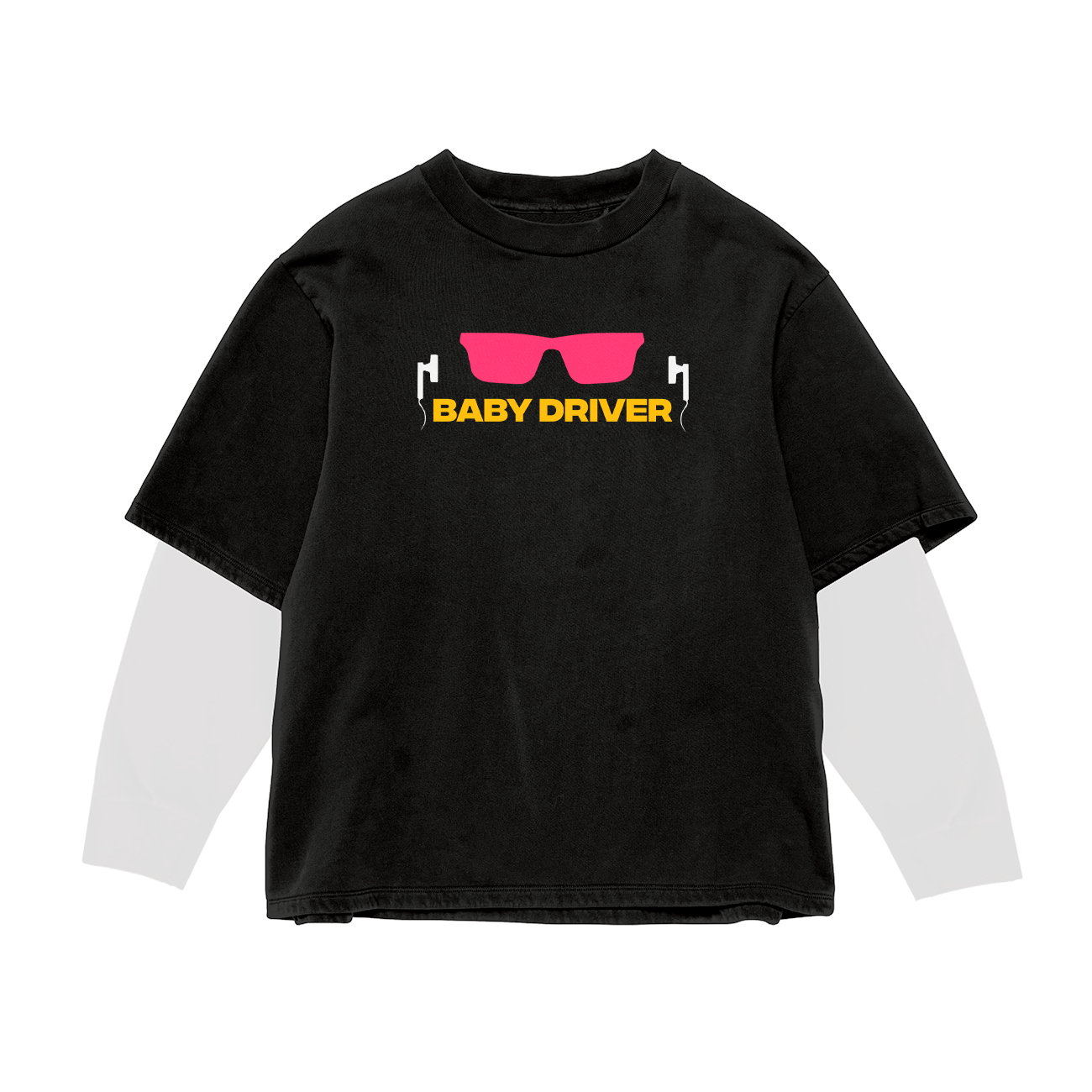 Baby Driver Full Sleeve Oversized Tee
