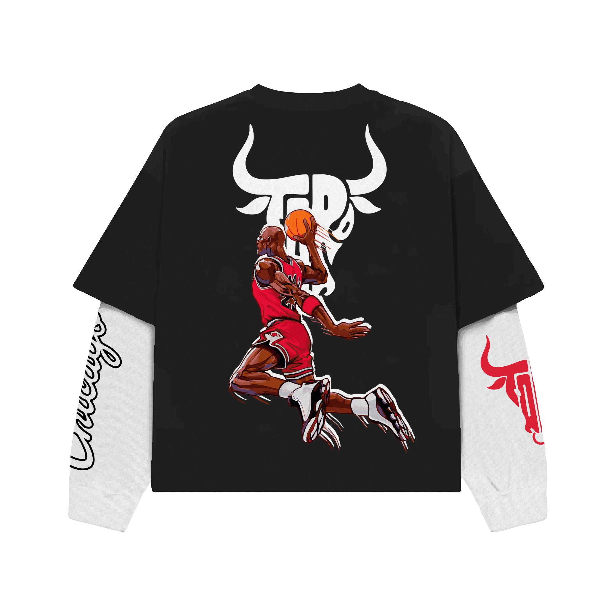 Red Reign 23 Oversized Full Sleeve Tee