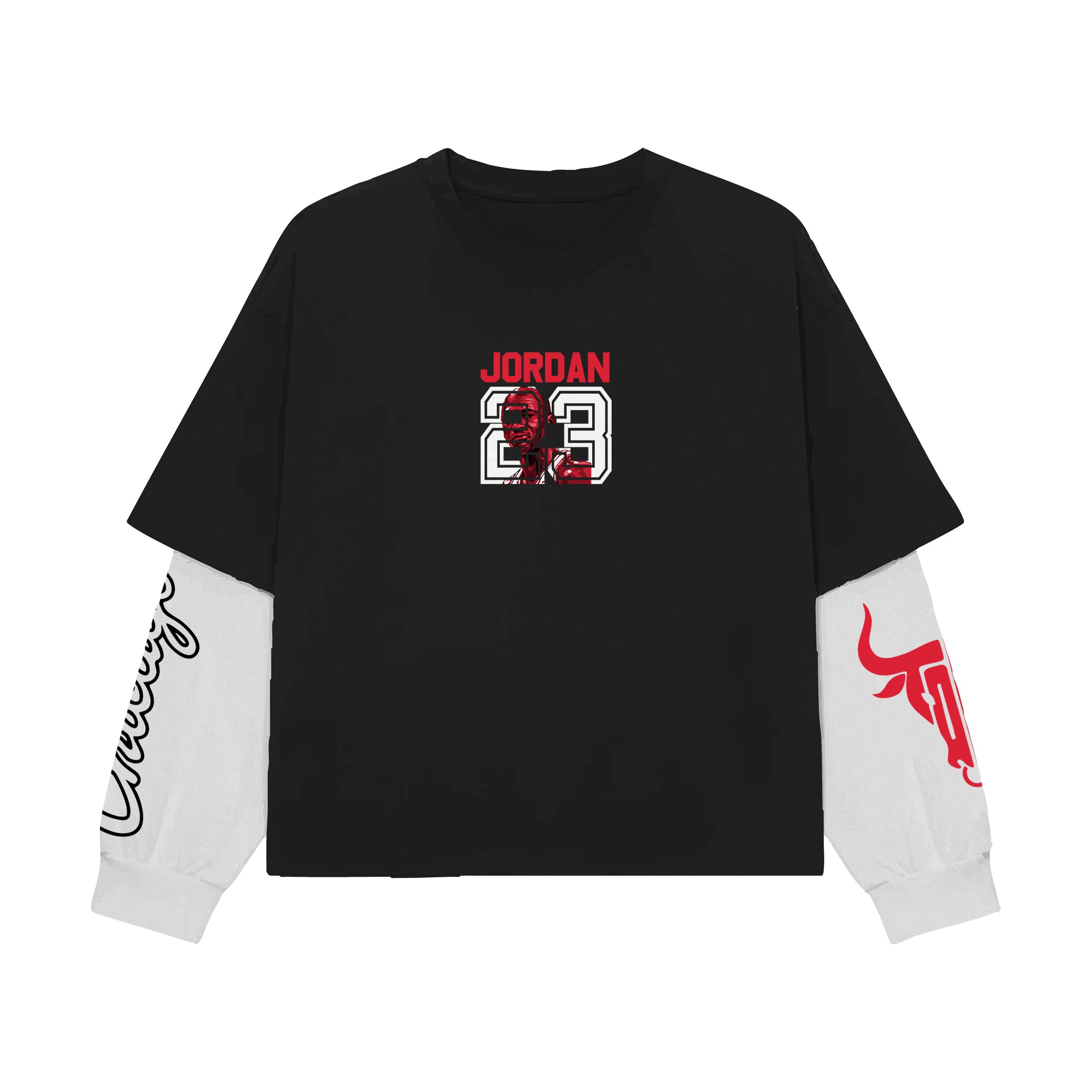 Red Reign 23 Oversized Full Sleeve Tee