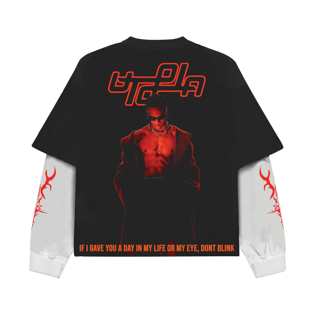 Utopia Oversized Long Sleeve Tee