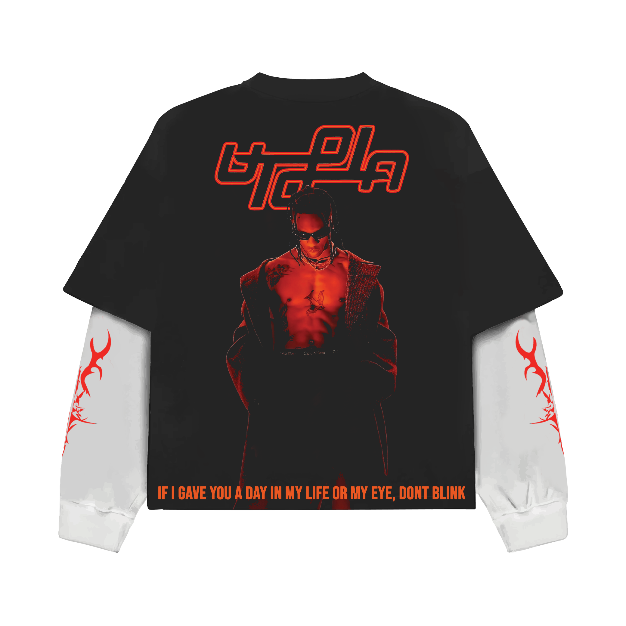 Utopia Oversized Long Sleeve Tee