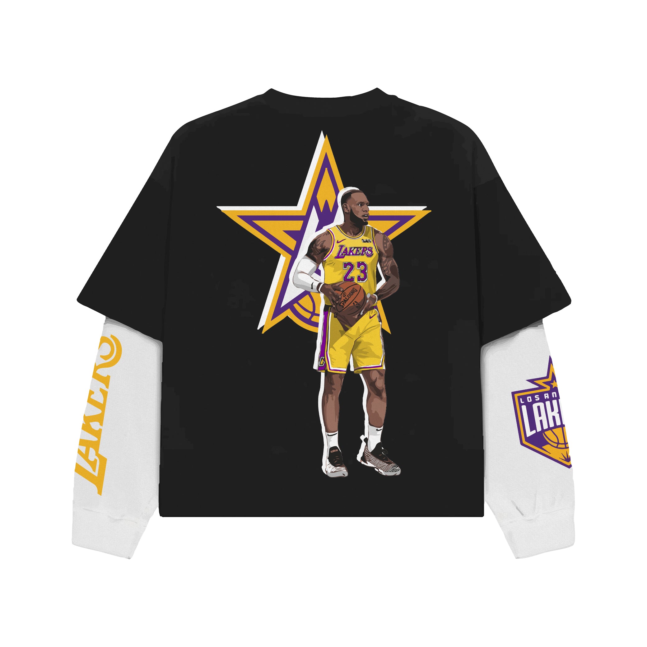 King 23 Layered Oversized Full Sleeve Tee