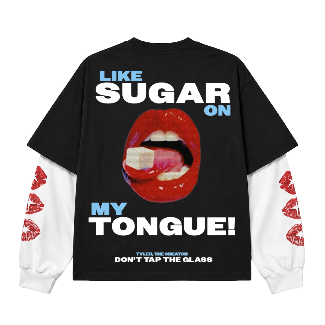 Sugar On My Tongue Fake Sleeve Tee