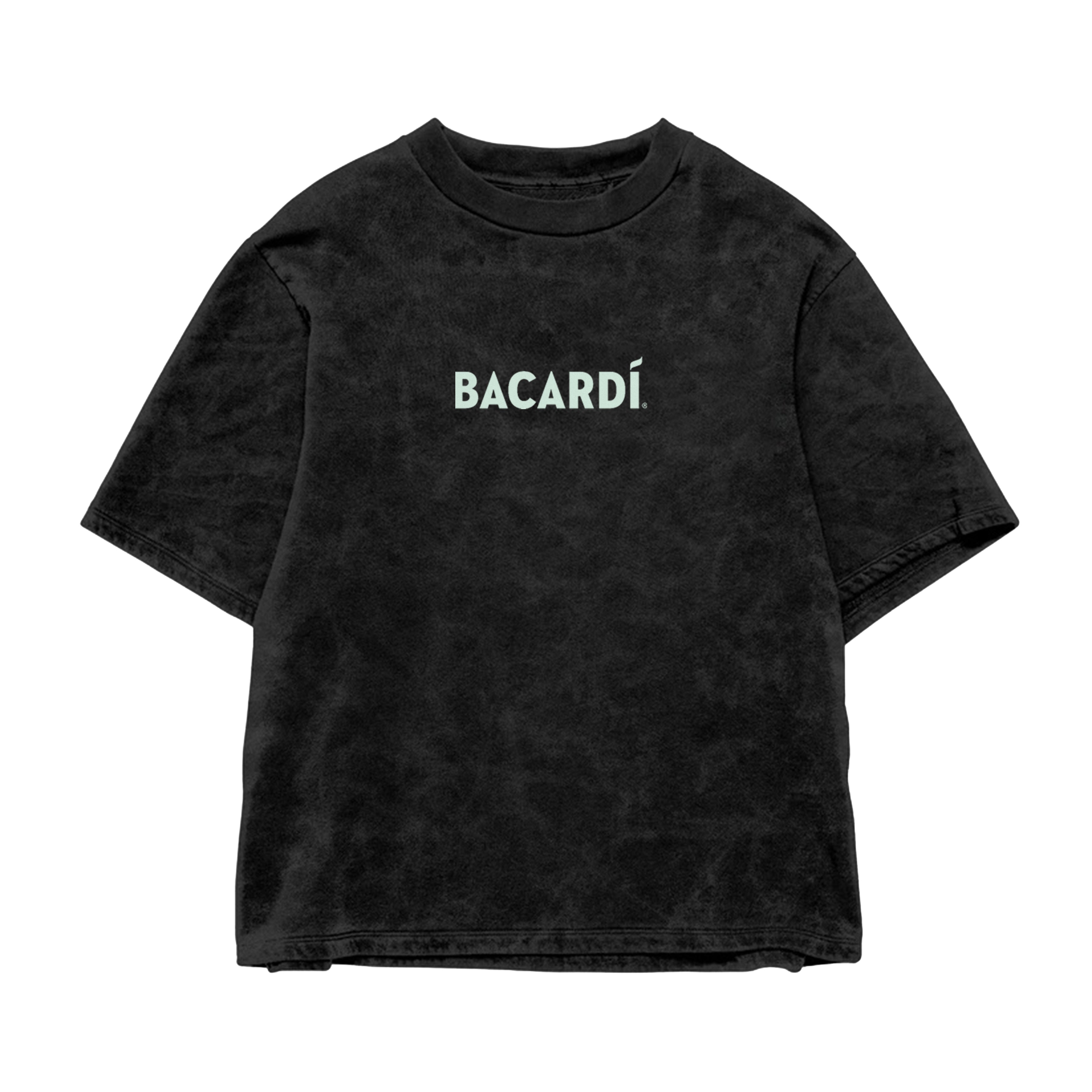 Bacardi Lost Acid Wash Oversized Tee