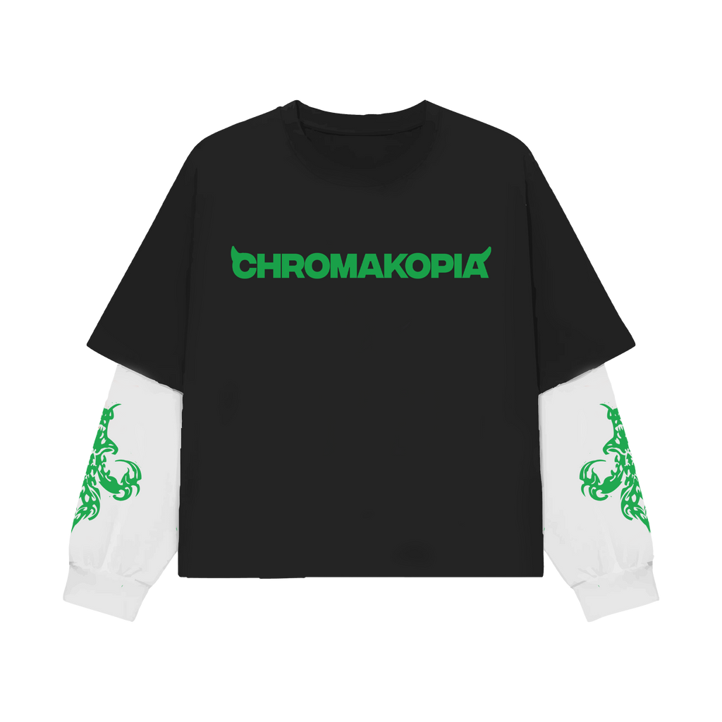 Chromakopia Acid Wash Oversized Long Sleeve Tee