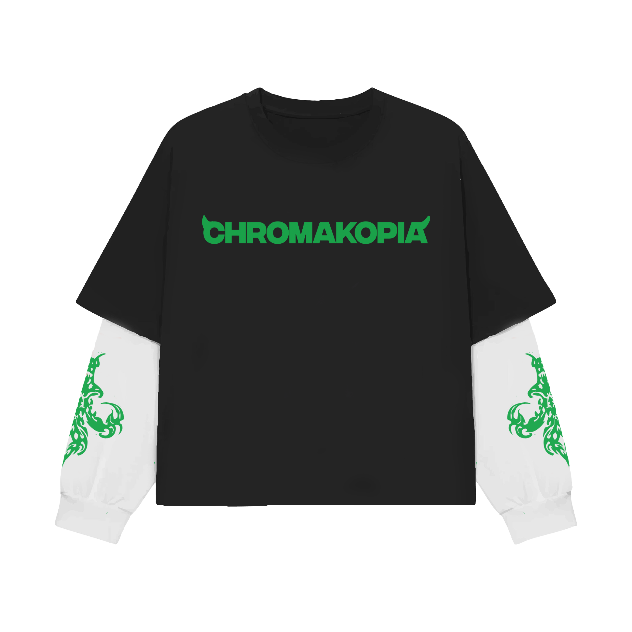 Chromakopia Acid Wash Oversized Long Sleeve Tee