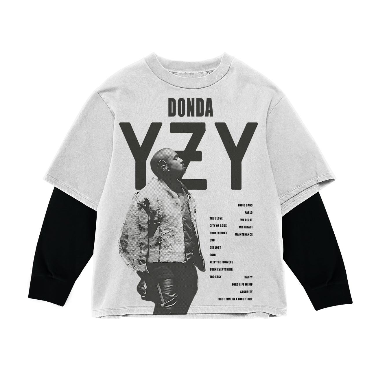 Donda YZY Full Sleeve Oversized Tee