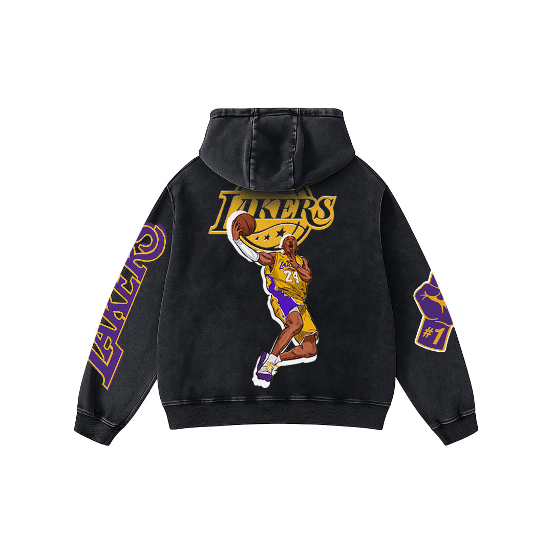 Mamba Oversized Acid Wash Hoodie