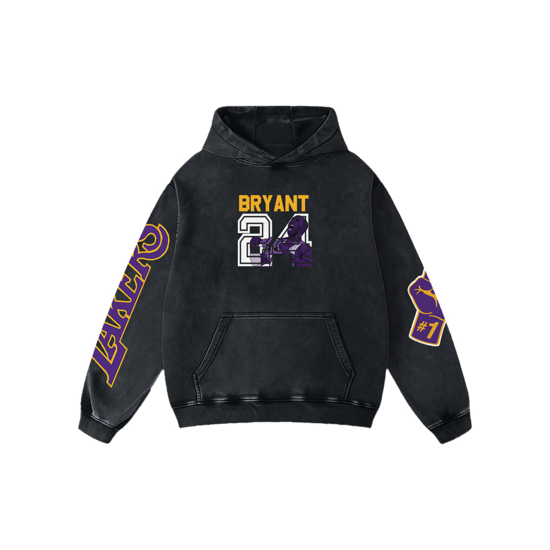 Mamba Oversized Acid Wash Hoodie