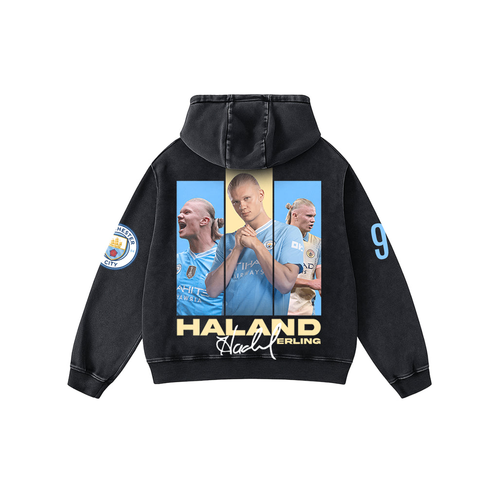 HALAND ACID WASH OVERSIZED HOODIE