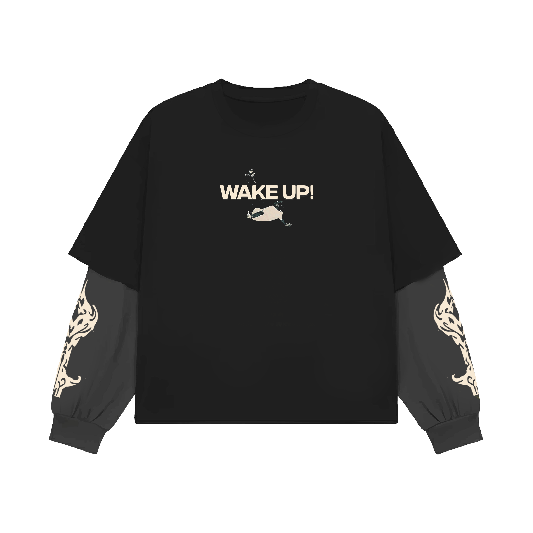 Die Lit Oversized Long Sleeve Tee