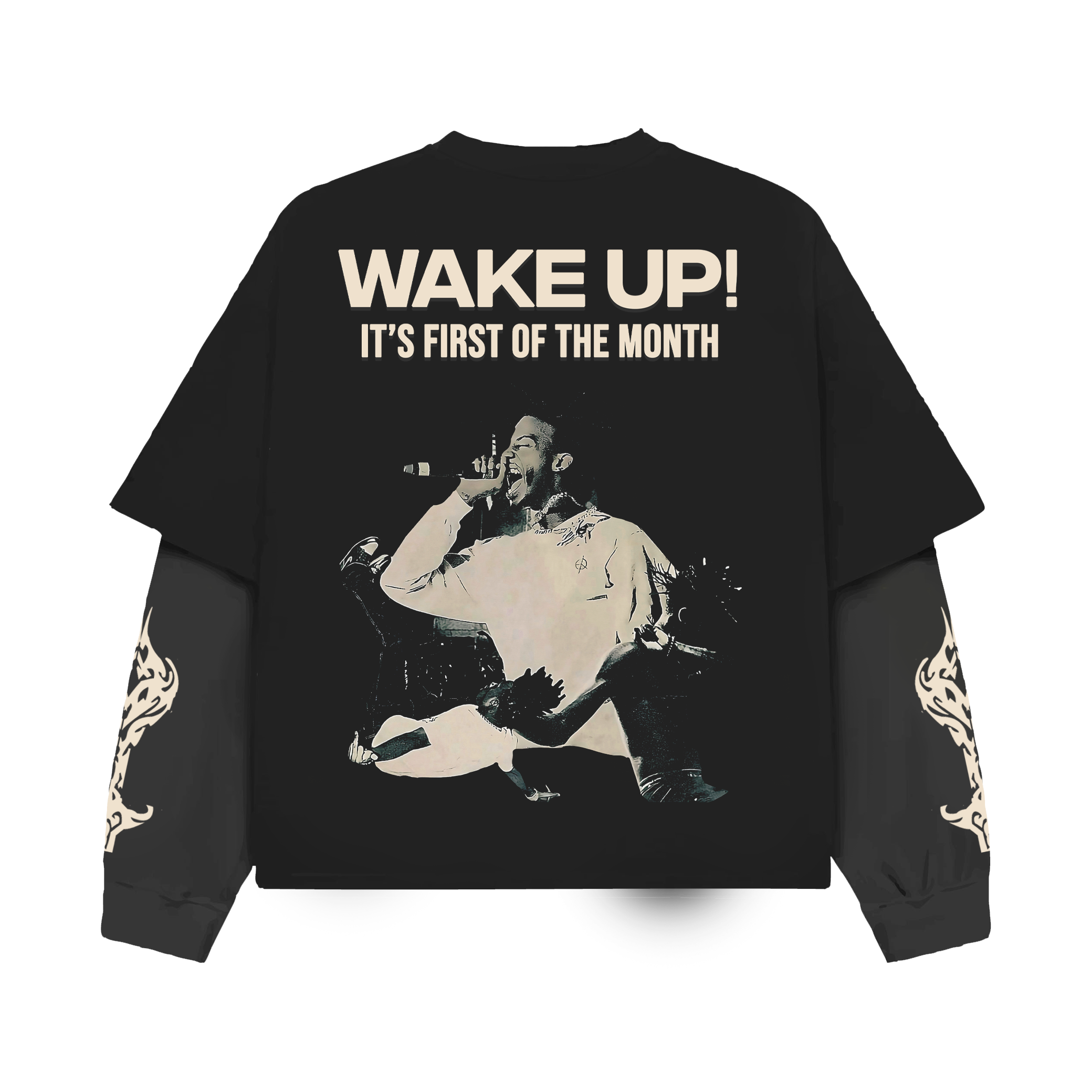 Die Lit Oversized Long Sleeve Tee