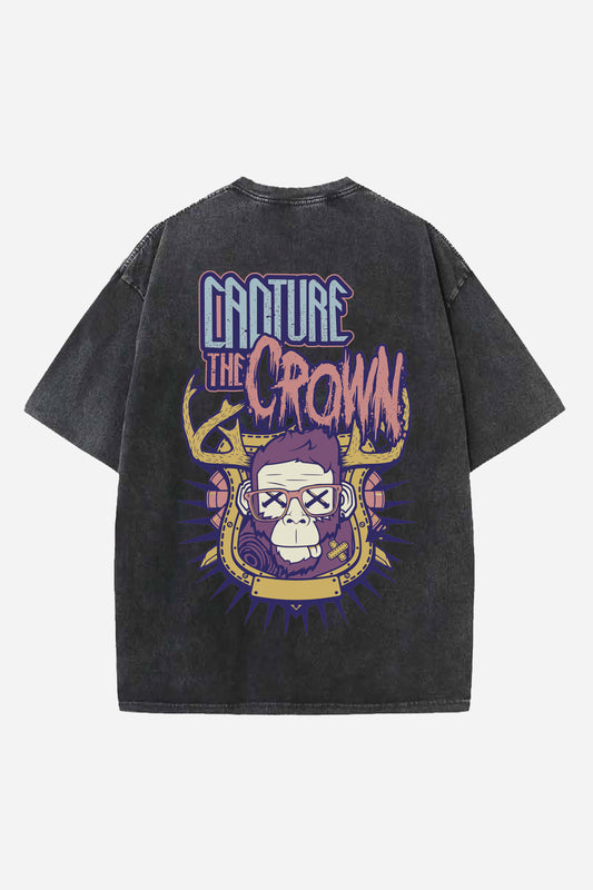 Capture The Crown Designed Oversized T-shirt