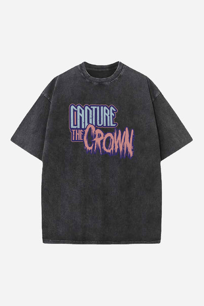 Capture The Crown Designed Oversized T-shirt