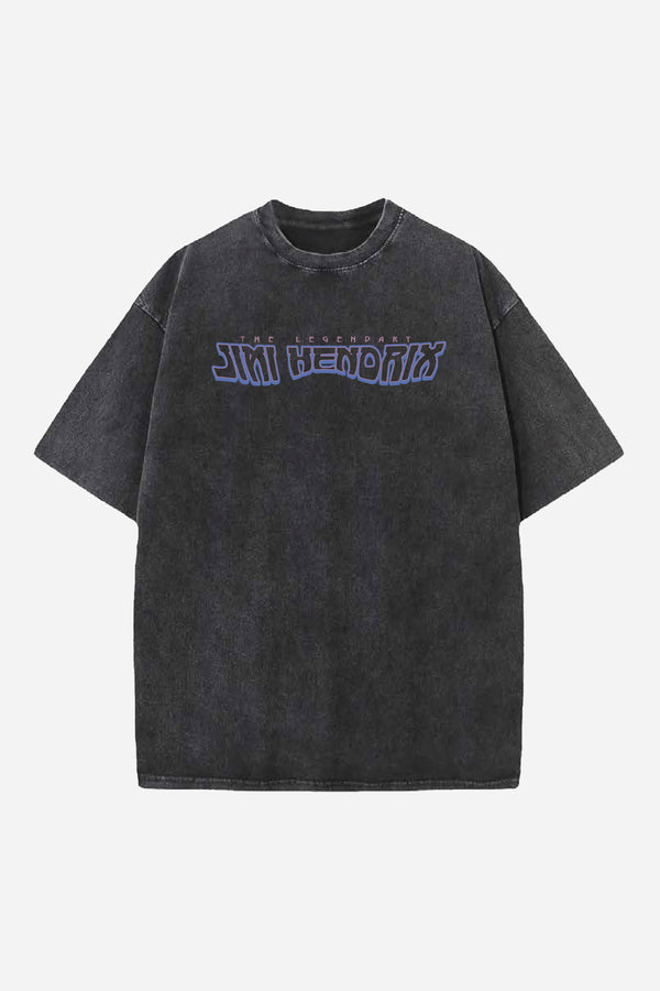 Jimi Hendrix Designed Oversized T-shirt