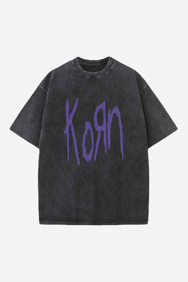 Korn Designed Oversized T-shirt