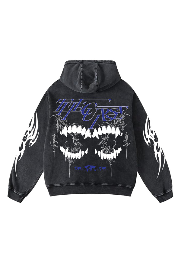 Curse Designed Oversized Hoodie