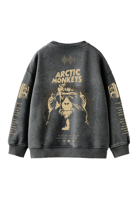 Arctic Monkeys Designed Oversized Sweatshirt