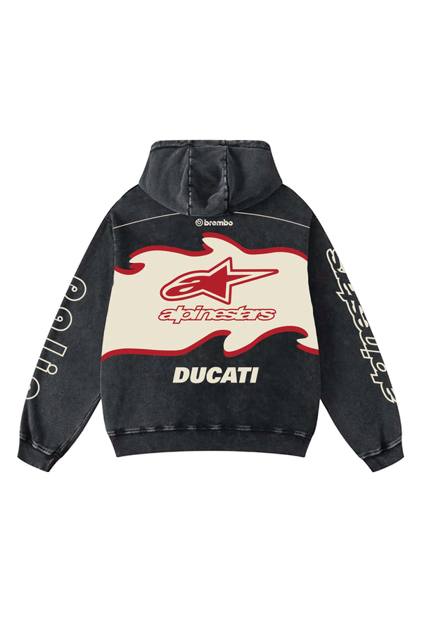 Ducati X Alpinestars Designed Oversized Hoodie