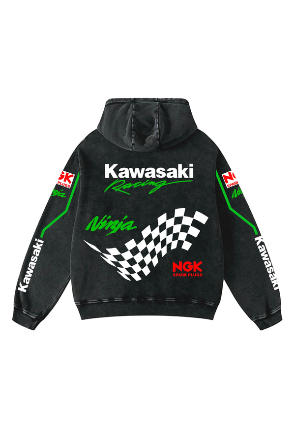 Kawasaki Designed Oversized Hoodie