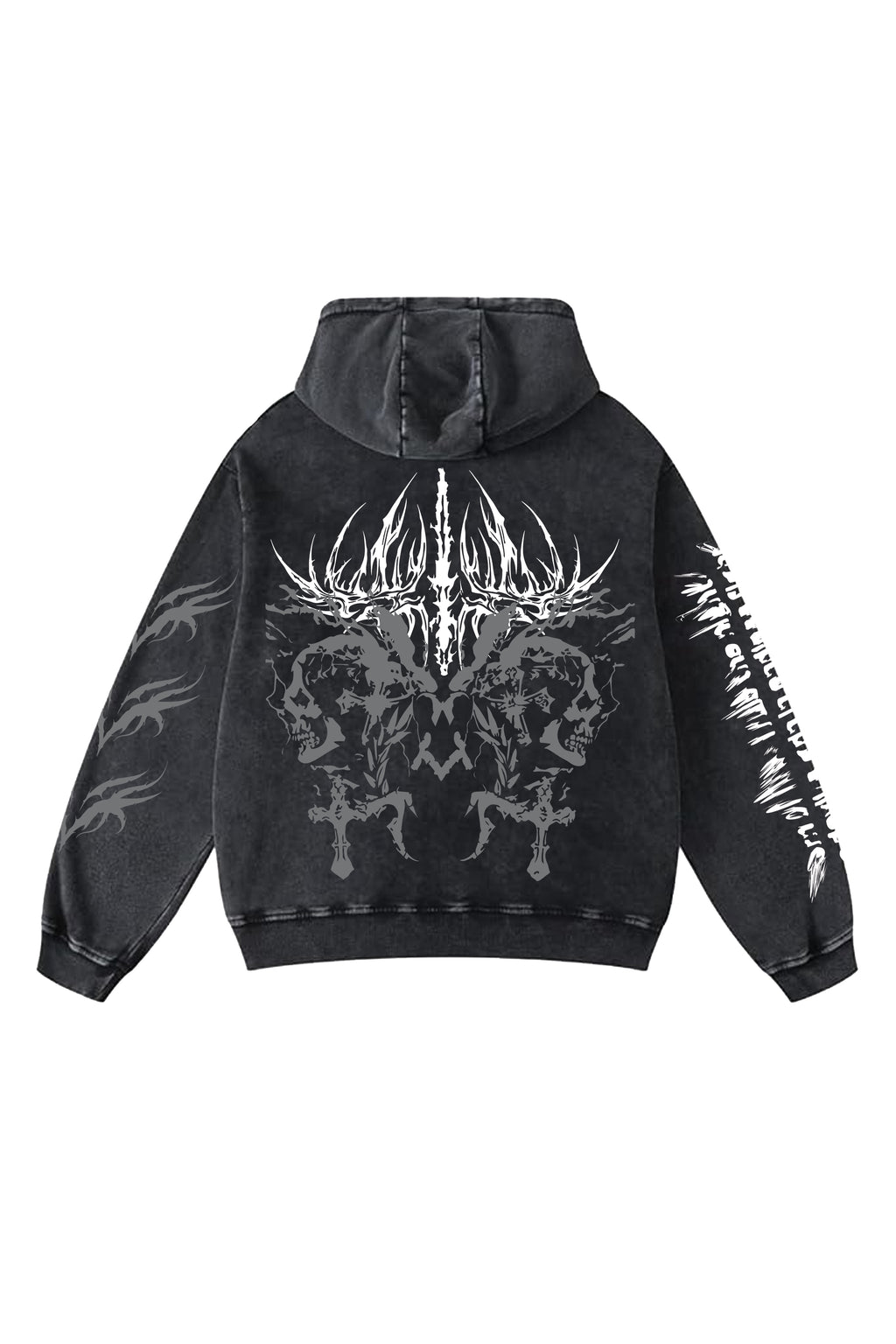 Infernal Designed Oversized Hoodie
