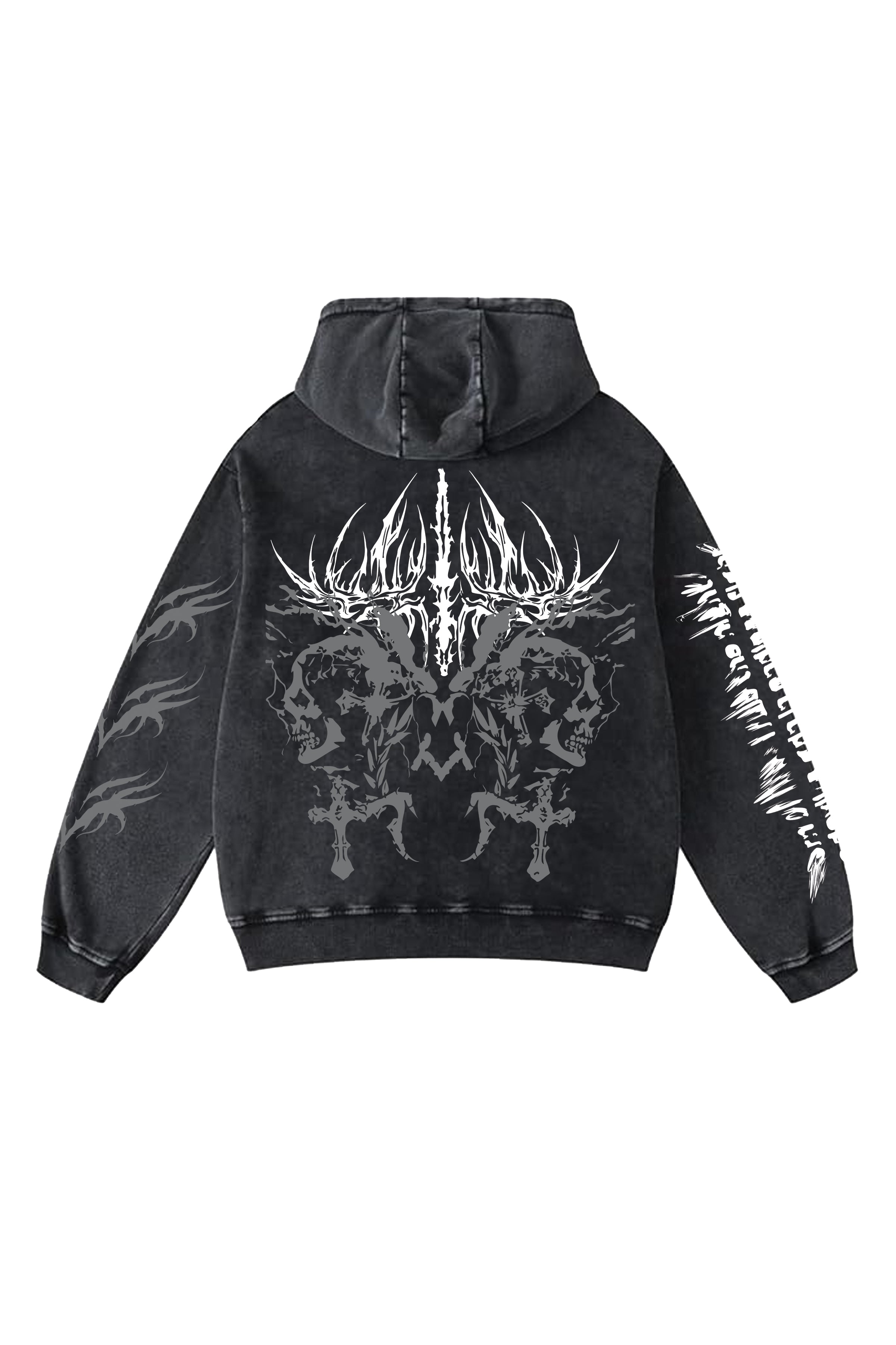 Infernal Designed Oversized Hoodie